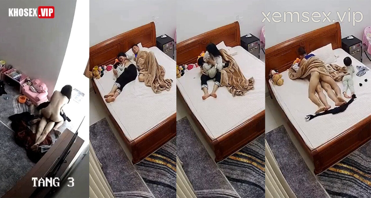 Hack Camera Gái một con đang cho con bú thì chồng trùm mền địt – Phần 1