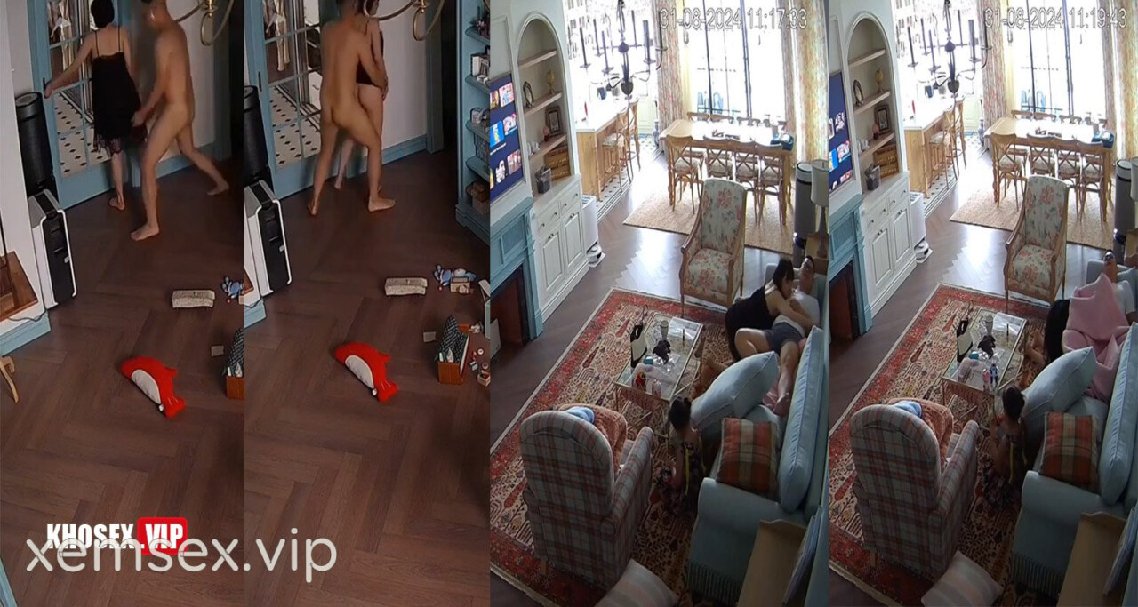 Hack Camera Vợ chồng đại gia chồng tranh thủ địt vợ khi con đang mê xem tivi – Phần 3